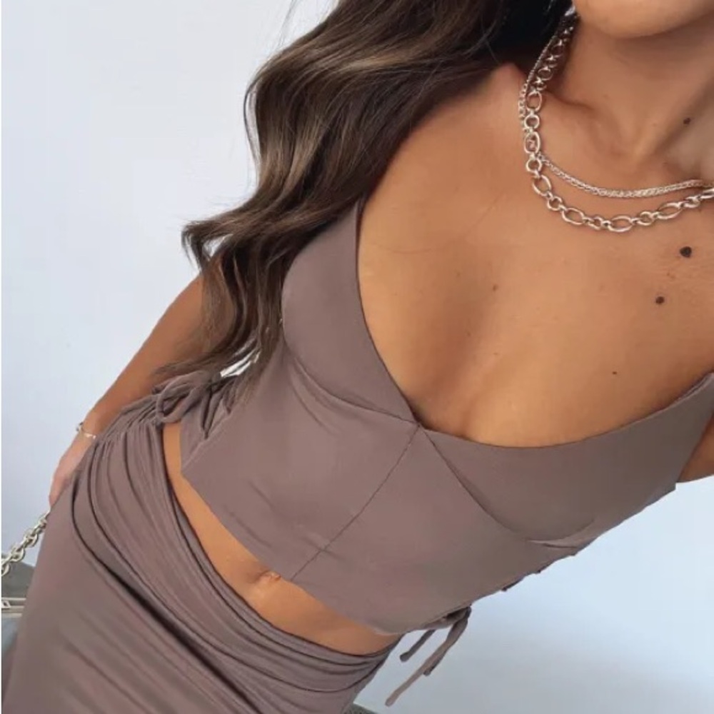 White Fox Brown Top